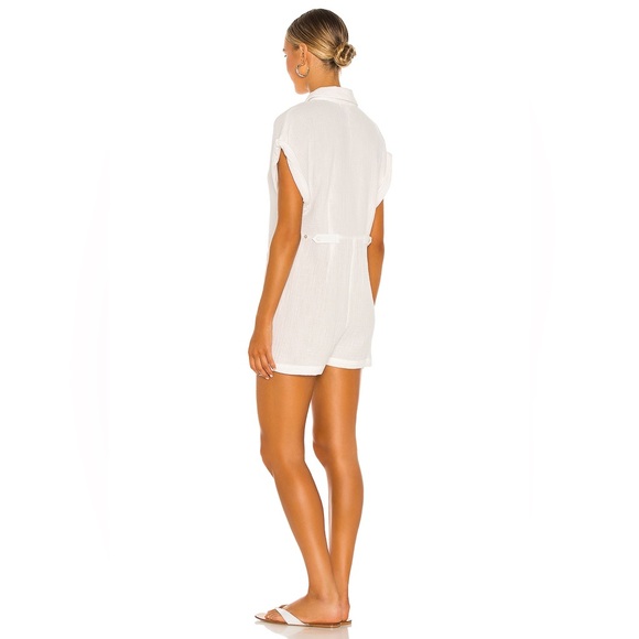 LSpace Mika Romper in White - Picture 3 of 7